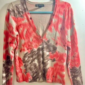 INC International Concepts Floral Cardigan
